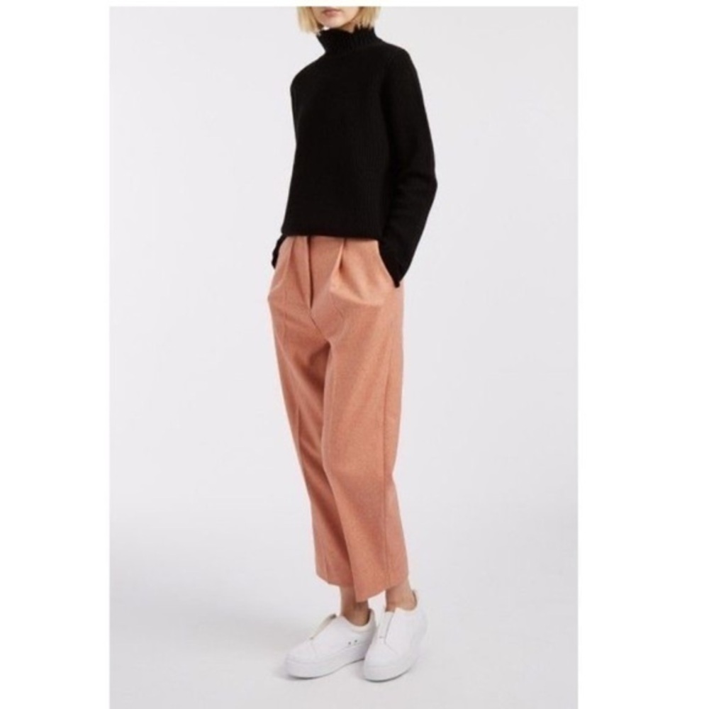 Acne Studios Pants Milli Wool Trousers in Pink